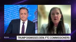 Fired FTC Commissioner Slaughter Says She'll Sue News Clip