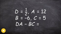 Evaluating mathematical expressions Instructional Video