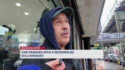 Car crashes into Williamsburg McDonald’s News Clip