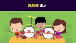 Counting Sheep to Sleep Song For Kids | Bedtime Songs for Children | The Kiboomers Instructional Video