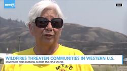 Wildfires Threaten Communities In Western U.S. News Clip