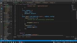 Mega Web Development Bootcamp with React Bootstrap 5, Redux, and REST API - Storing User Data and Token Secret in localStorage Instructional Video