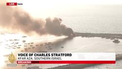 Israel hits seaport in Gaza News Clip