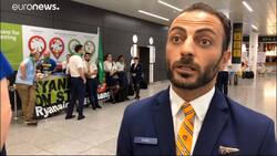'Ryanair has no respect at all' - Brussels cabin crew join strike News Clip