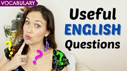 ENGLISH QUESTIONS for Conversations with Native Speakers Instructional Video