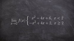 How to determine if a piecewise function is continuous or not with limits Instructional Video