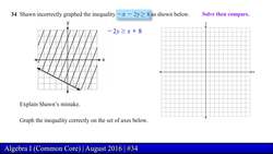 Regents Exam: Algebra I August 2016 (Problem 34 of 37) Instructional Video