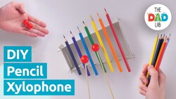 DIY Colour Pencil Xylophone Instructional Video