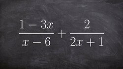 Determine the constraints and add two rational expressions Instructional Video