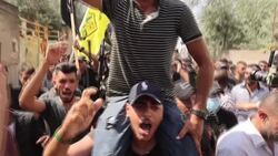 CLEAN : Funeral of Palestinian militant killed in clashes with Israeli forces News Clip