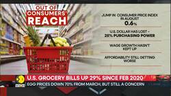 U.S. Grocery Prices: A Pain Point for Consumers | WION World Business Watch News Clip