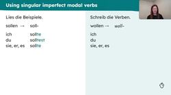 Ich bin Ingenieurin: imperfect modals Instructional Video