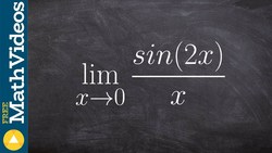Evaluate the special trigonometric limit with sine Instructional Video