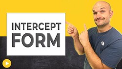 What is intercept form Instructional Video