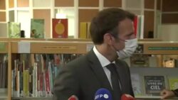 CLEAN : France's Macron launches national reading initiative (2) News Clip