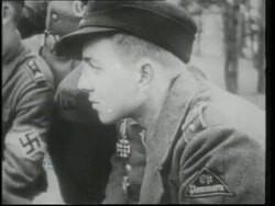 Hitler meets Hitler Youth, 1945 Stock Footage