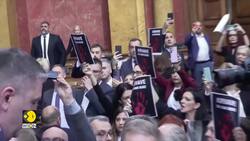 Serbia: Fists Fly As Massive Brawl Erupts In Parliament Over Roof Collapse | World DNA News Clip