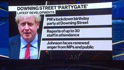 Boris Johnson's Lockdown Birthday Party News Clip