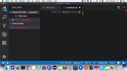 TypeScript for Beginners - First Function Instructional Video