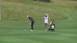 Golf players during a practice round for LIV Golf at Centurion News Clip