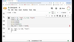 Python Lesson 9: Lists Instructional Video