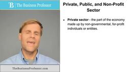 Understanding the Private, Public, and Nonprofit Sectors of Society Instructional Video