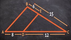 How to prove parallel lines using the converse triangle proportionality theorem Instructional Video