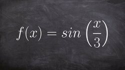 How to Graph the Sine Graph with Period Change Instructional Video