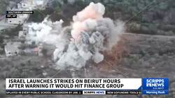 Israel targets financial arm of Hezbollah with strikes across Lebanon News Clip