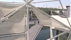 CLEAN : Images of the Japanese pavillon at Dubai's Expo 2020 News Clip