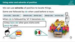 El día de Muertos: estar + present participle, adverbs of position Instructional Video