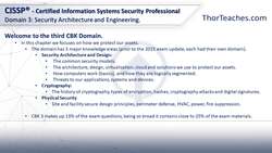CISSP® Certification Domain 3: Security Architecture and Engineering Video Boot Camp for 2022 - Domain 3 - What we will be covering Instructional Video