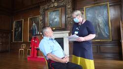 Chelsea Pensioner John Byrne gets a Covid-19 booster jab News Clip