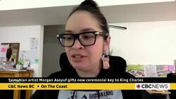 Story of 'Raven Steals the Light' embedded in new Canada House key gifted to King Charles News Clip