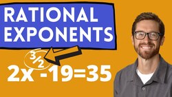 Solving Equations with Rational Exponents (Fraction Exponent Equations) Instructional Video