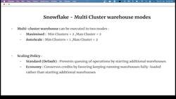 Snowflake - Build and Architect Data Pipelines Using AWS - Snowflake - Virtual Warehouses Instructional Video