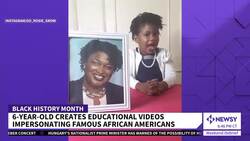 6-Year-Old Impersonates Black History's Famous Figures News Clip