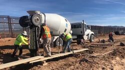 CLEAN : Mexico: construction of Trump border wall ahead of Biden's inauguration News Clip