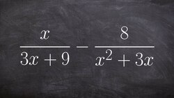 Combining rational expression with unlike denominators Instructional Video