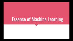 Understanding the Essence of Machine Learning Instructional Video