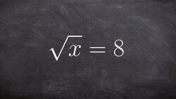 How do We Solve Radical Equation by Using Inverse Operations Instructional Video