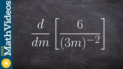 Simplify first then find the derivative Instructional Video