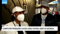 Computer Problems Cause Long Voting Lines In Georgia News Clip