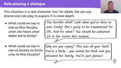 Using drama to explore a character 'low' Instructional Video