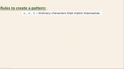 Complete Python Scripting for Automation - Basic rules to create a pattern for regex Instructional Video