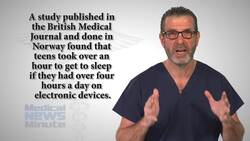 Teens have Trouble Sleeping the Longer they Use Digital Devices News Clip