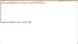 Intro To Python Programming - While Loops Instructional Video
