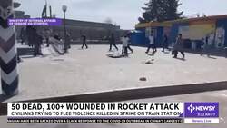 Missile Strike Kills 50 At Ukraine Rail Station Crowded With People News Clip