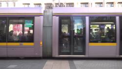 Trade unionists and demonstrators gather on O'Connell Street in Dublin News Clip