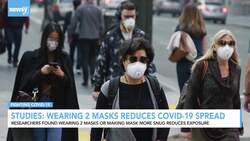 Double-Masking's Effectiveness Against COVID Supported By CDC News Clip